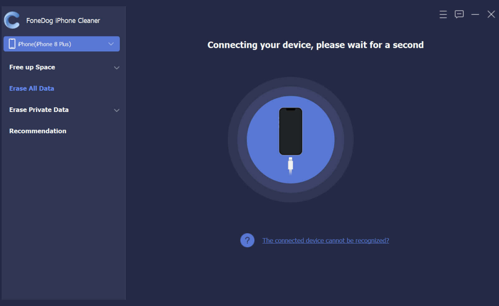 Uruchom i zaufaj FoneDog iPhone Cleaner, aby usunąć historię wiadomości Viber