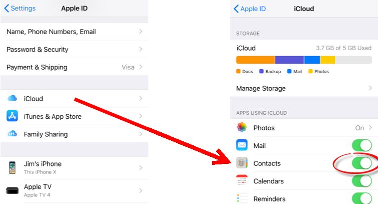 Przenieś kontakty iPhone'a na komputer z iCloud.com