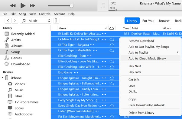 Przenieś muzykę z iTunes do iPoda za pomocą iCloud