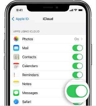 Usługa iCloud Utwórz kopię zapasową wiadomości iMessages