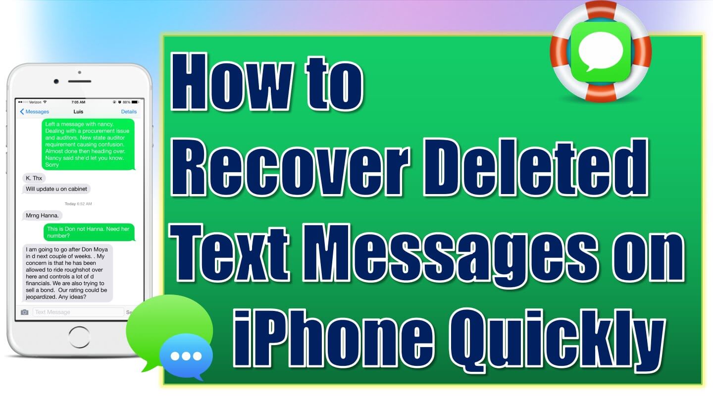 Jak odzyskać usunięte wiadomości tekstowe z iPhone'a