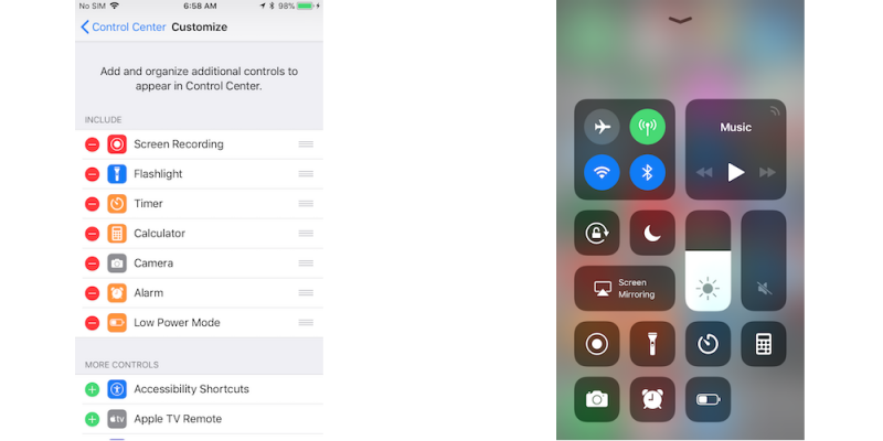 Zapisuj filmy Snapchat Użyj wbudowanego rejestratora ekranu iPhone'a