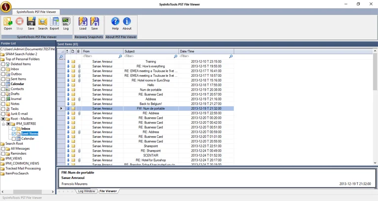 Użyj przeglądarki SysInfo PST Viewer, aby otworzyć plik danych programu Outlook bez programu Outlook