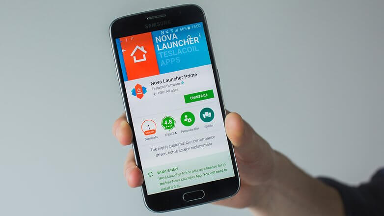 Ukryj aplikacje na Androida bez rootowania Nova Launcher