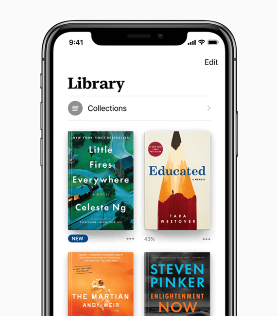 Przenieś plik PDF na iPhone'a przez iBooks