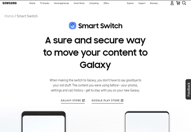 Przełącz zdjęcie na nowy S8 Plus za pomocą Samsung Smart Switch