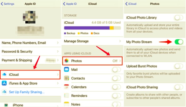 Przesyłaj zdjęcia z iPhone'a na iPada za pomocą iCloud i Photo Stream