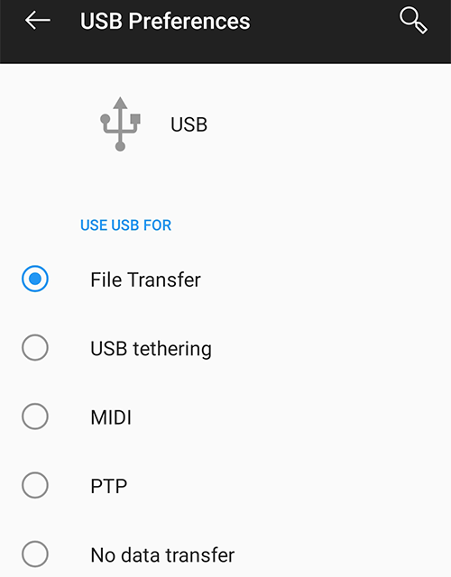 Przenieś Samsung do Huawei za pomocą USB