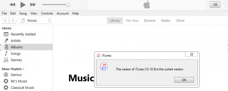 Zaktualizuj iTunes, aby naprawić urządzenie podłączone do systemu nie działa