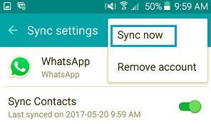 Zresetuj synchronizację WhatsApp, aby naprawić problemy z kontaktami