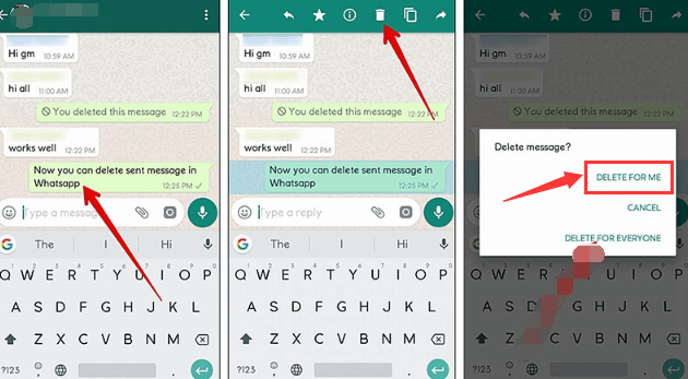 Usuń poszczególne wiadomości WhatsApp podczas rozmowy